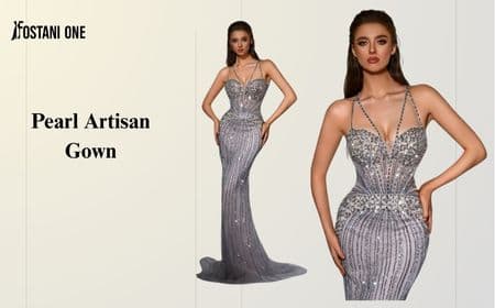 Discover the Elegance and Grace of the Pearl Artisan Gown With FostaniOne